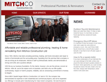 Tablet Screenshot of mitchco.ca